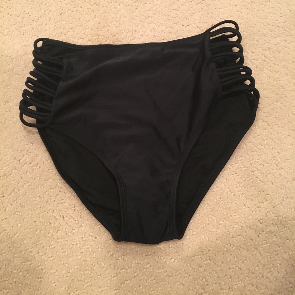 High waisted bathing suit bottoms