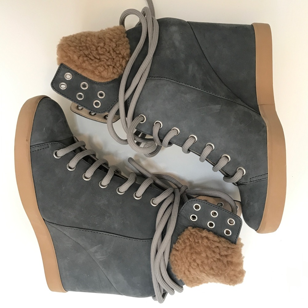 *SOLD* New See by Chloe High Top Wedge Sneakers