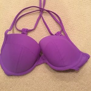 Purple bikini top
