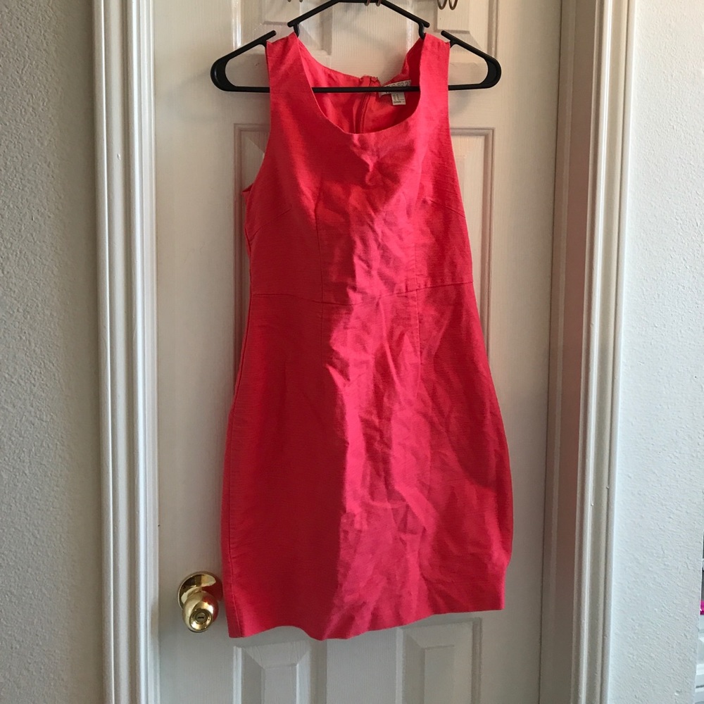 Coral/salmon dress (will steam before sending)