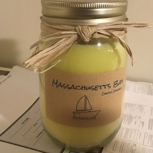 Soy candle lemongrass scent