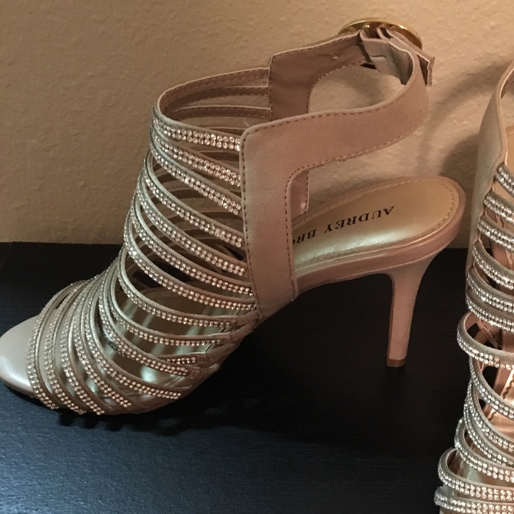 Nude high heels