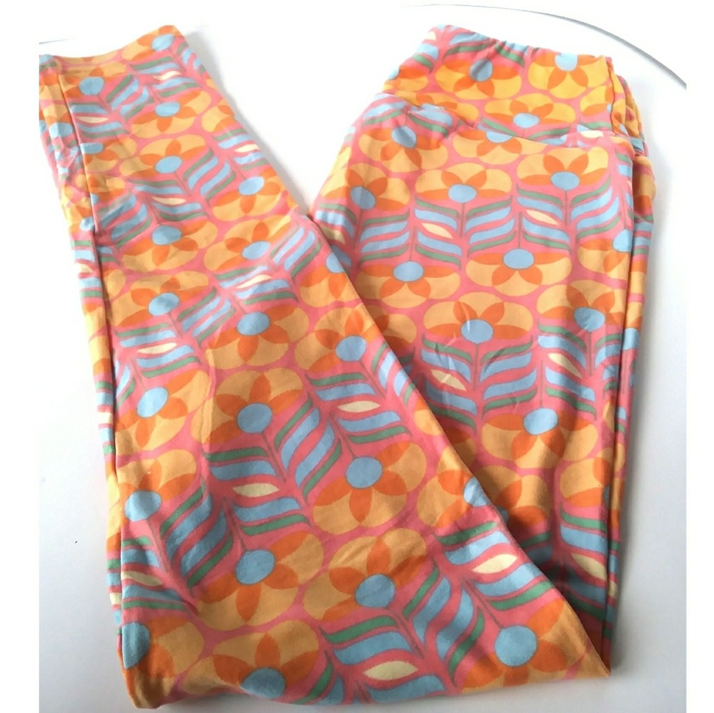 Lularoe Floral Paisley Leggings