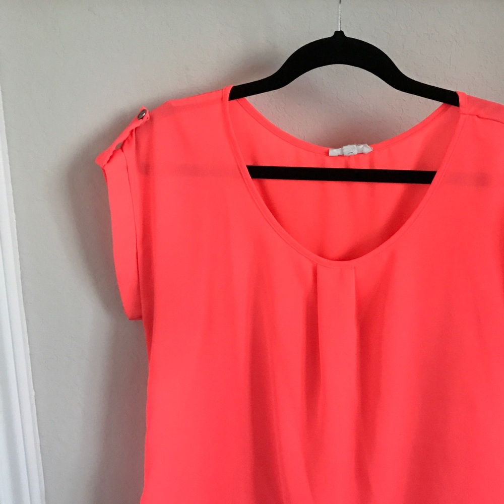 Neon Pink Top
