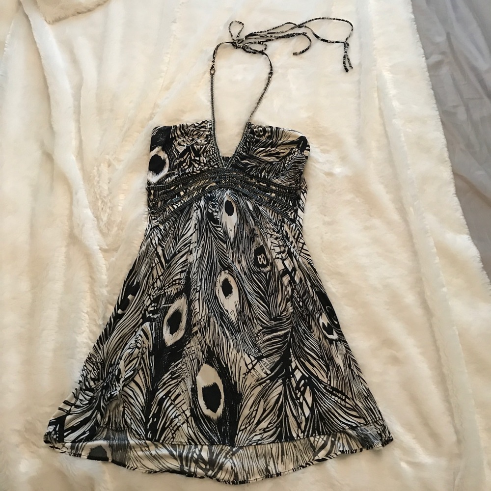 Super cute Sky halter dress
