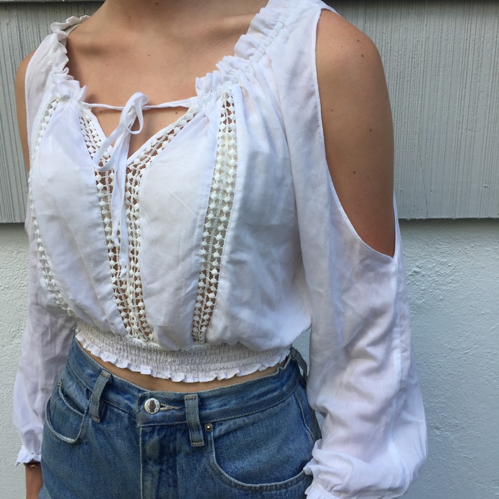 Boho White Top