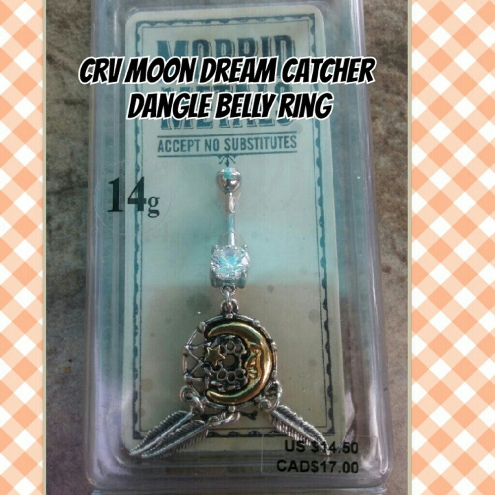Dangle belly ring