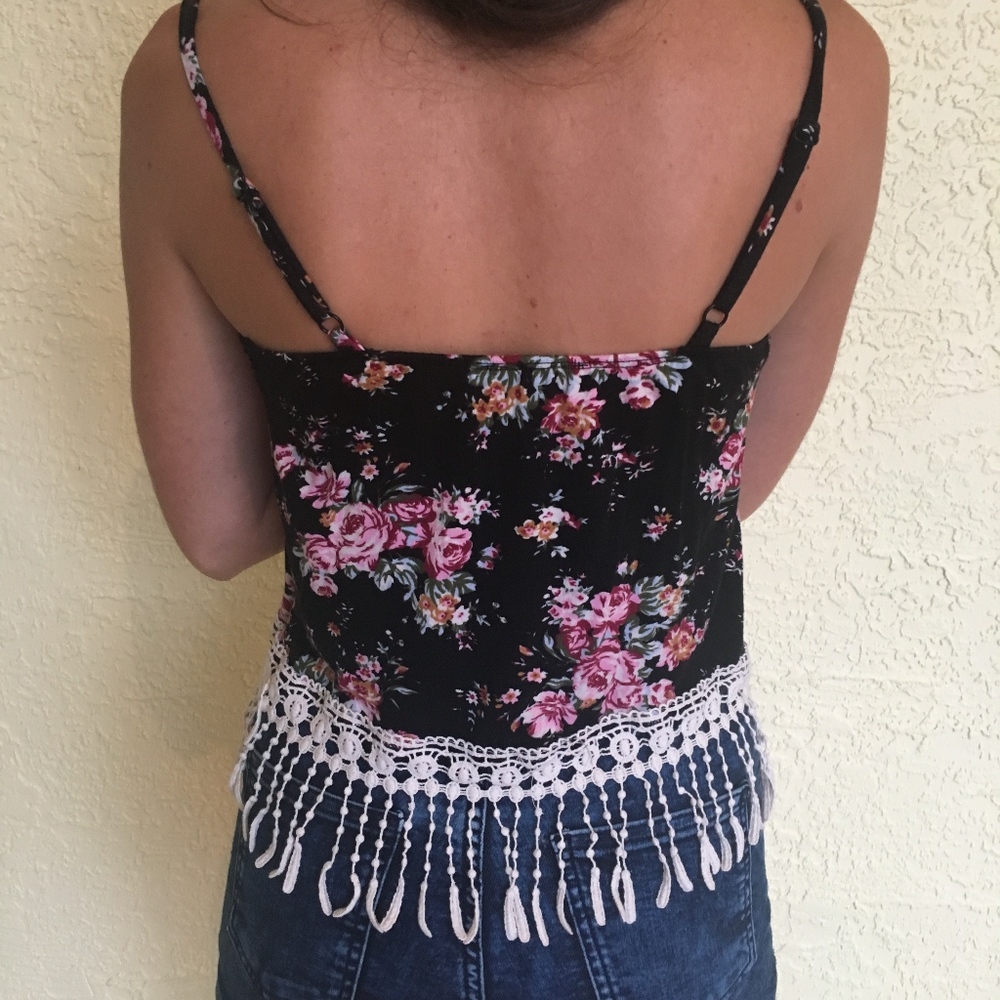 Boho fringe top