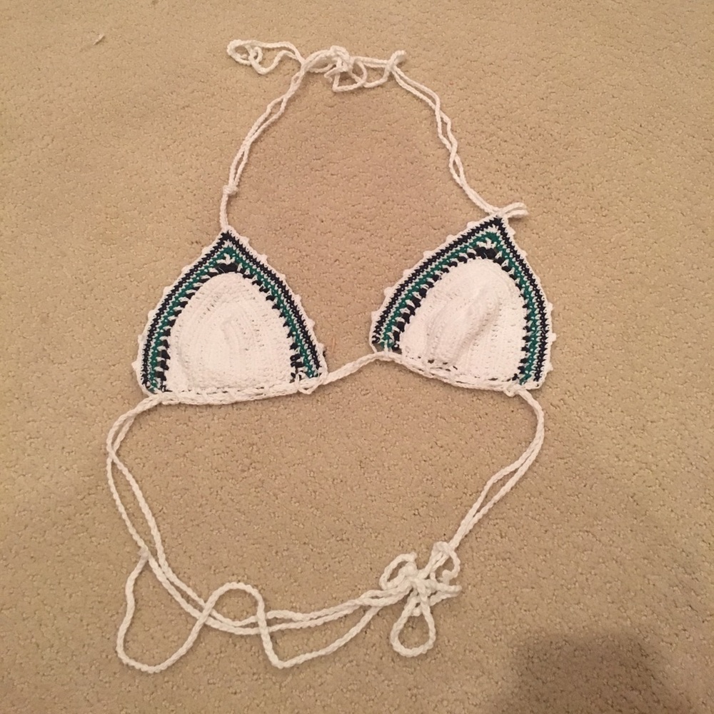Crochet bikini top