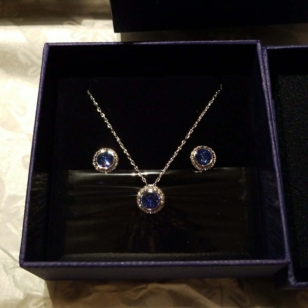 Swarovski Angelic Sapphire Set