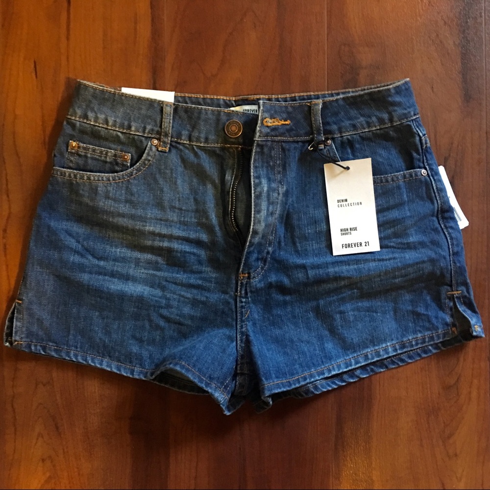 High-rise Denim Shorts (brand new)