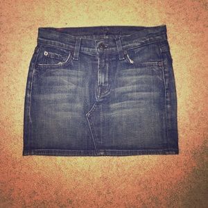 7 For All Mankind Jean Skirt