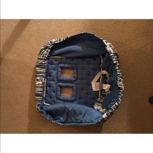 Kids's two, baby grocery cart cover, multicolored