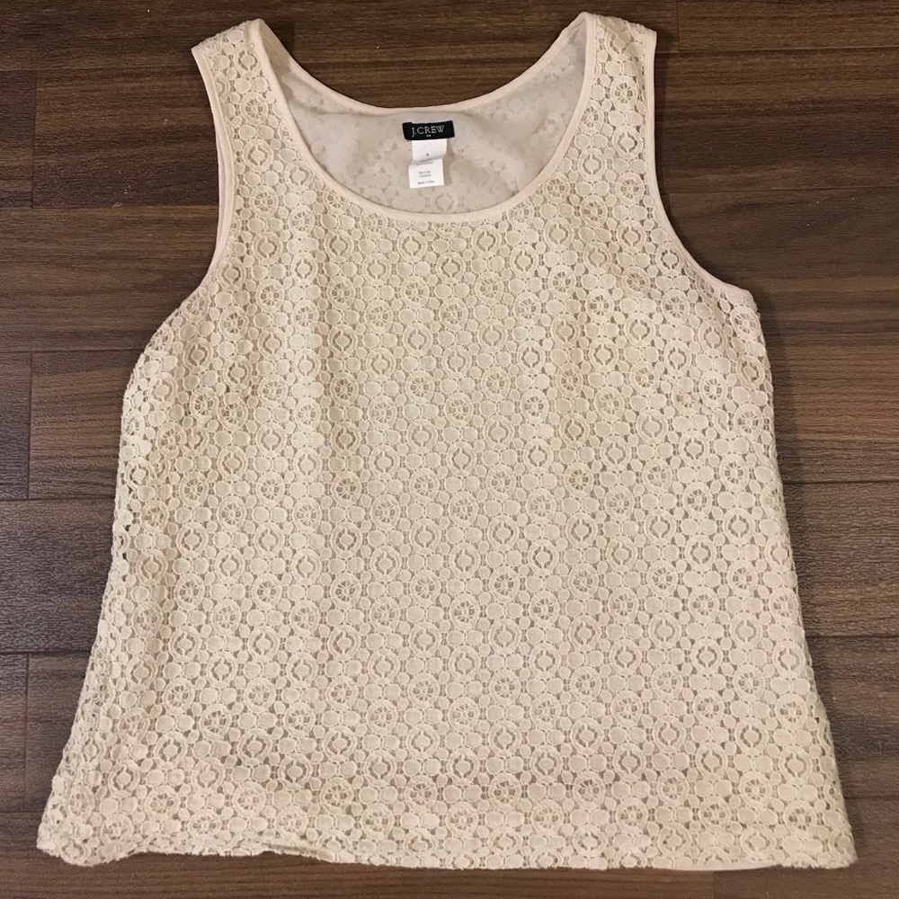 Lace tank top