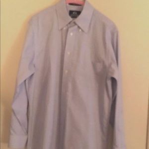 NWOT Men's Stanford pinpoint soft blue long sleeve