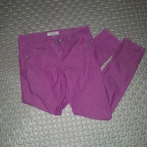 Wit & Wisdom Purple Skinny Jeans 4