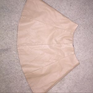 cute leather skirt in size S from forever 21