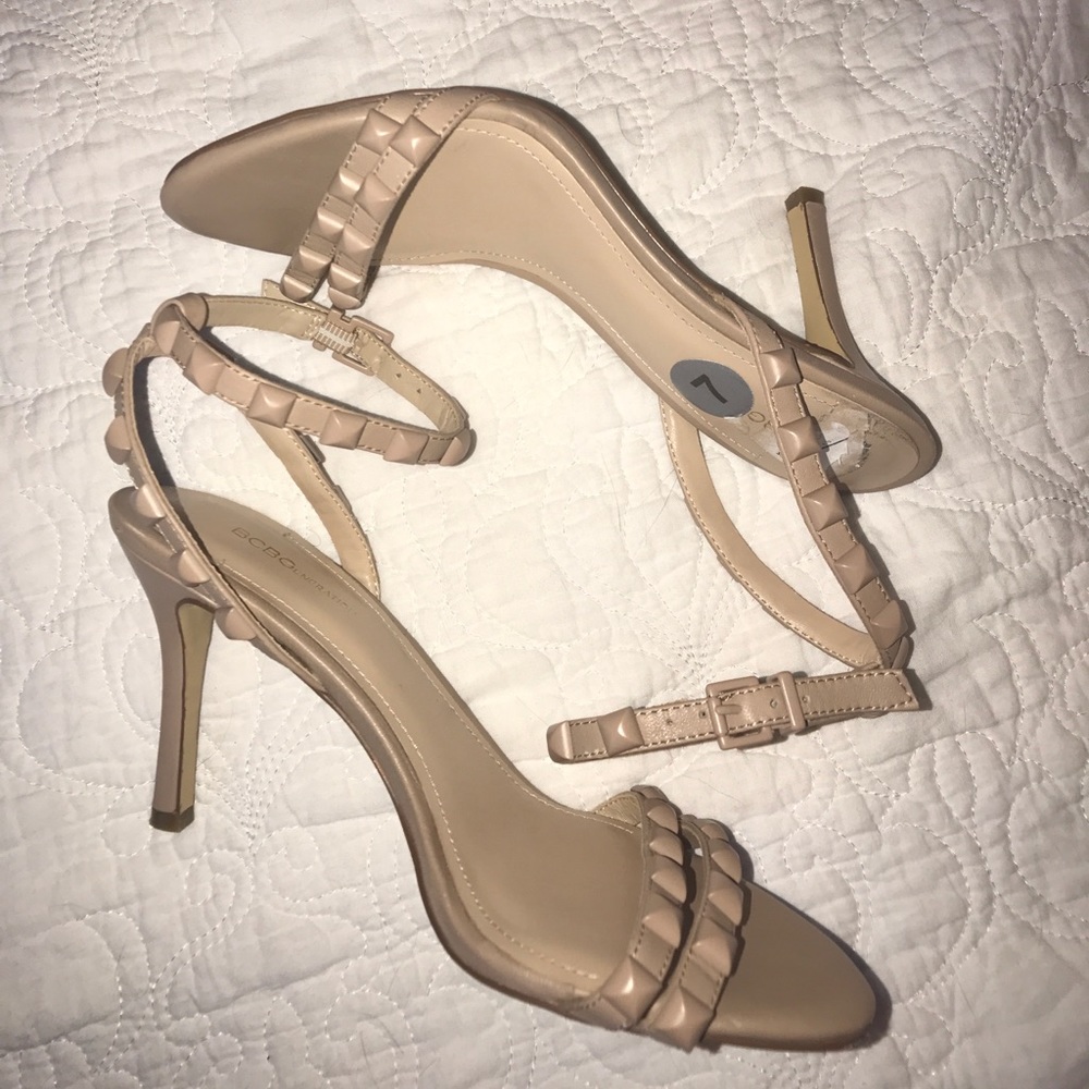 Nude BCBG Heels