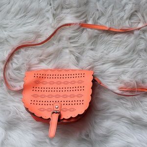 American Eagle Neon Orange Cross Body Bag