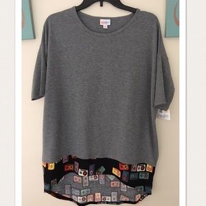 New Irma lularoe grey with black trim XS