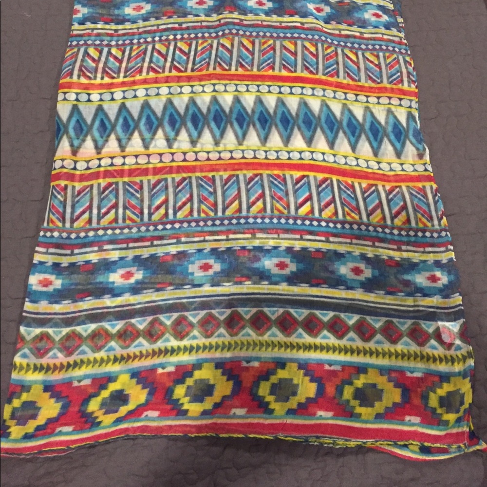 Beautiful printed tribal scarf!