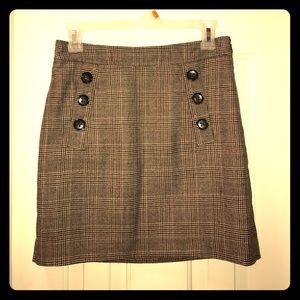 BANANA REPUBLIC 🌼 Wool Plaid Skirt 🌻 Size 0 2