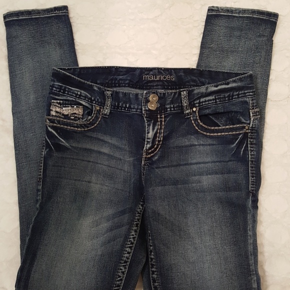 Sold - Maurices Skinny Jeans Sz M - Picture 2 of 4