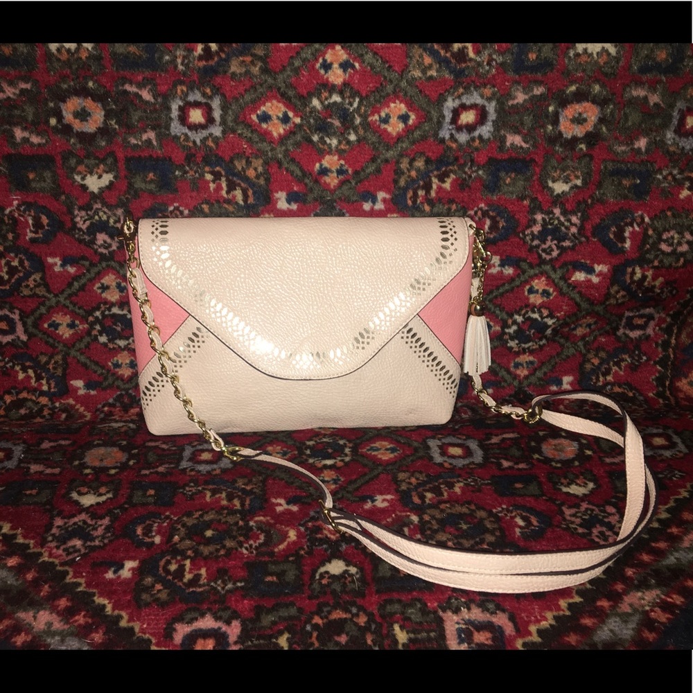 Jessica Simpson blush crossbody. Like new! Worn 1x