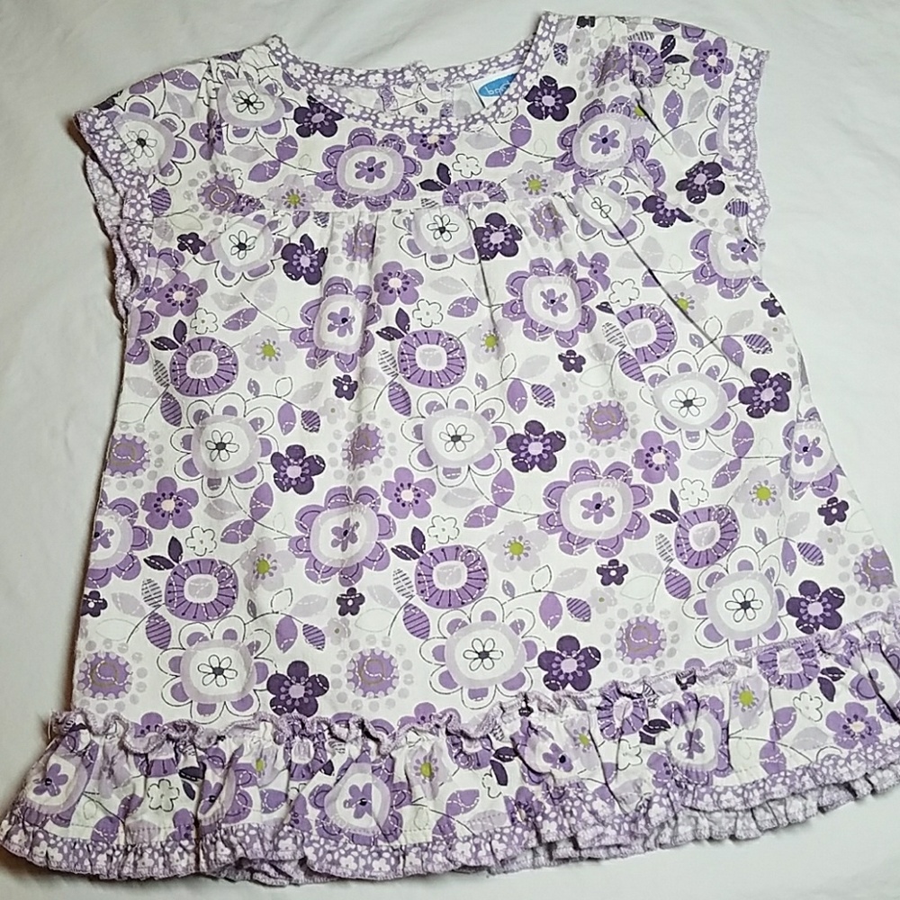 BON BEBE 12M Short Dress & Bloomer in Lilac Floral