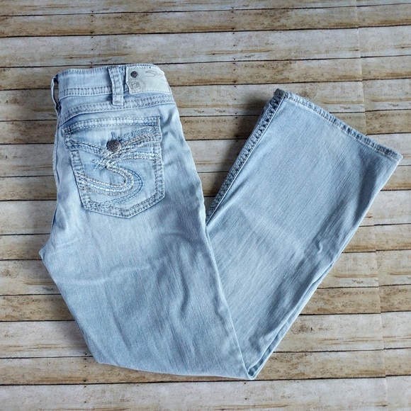 Silver Jeans Denim - Silver Suki Surplus Light Wash Jeans