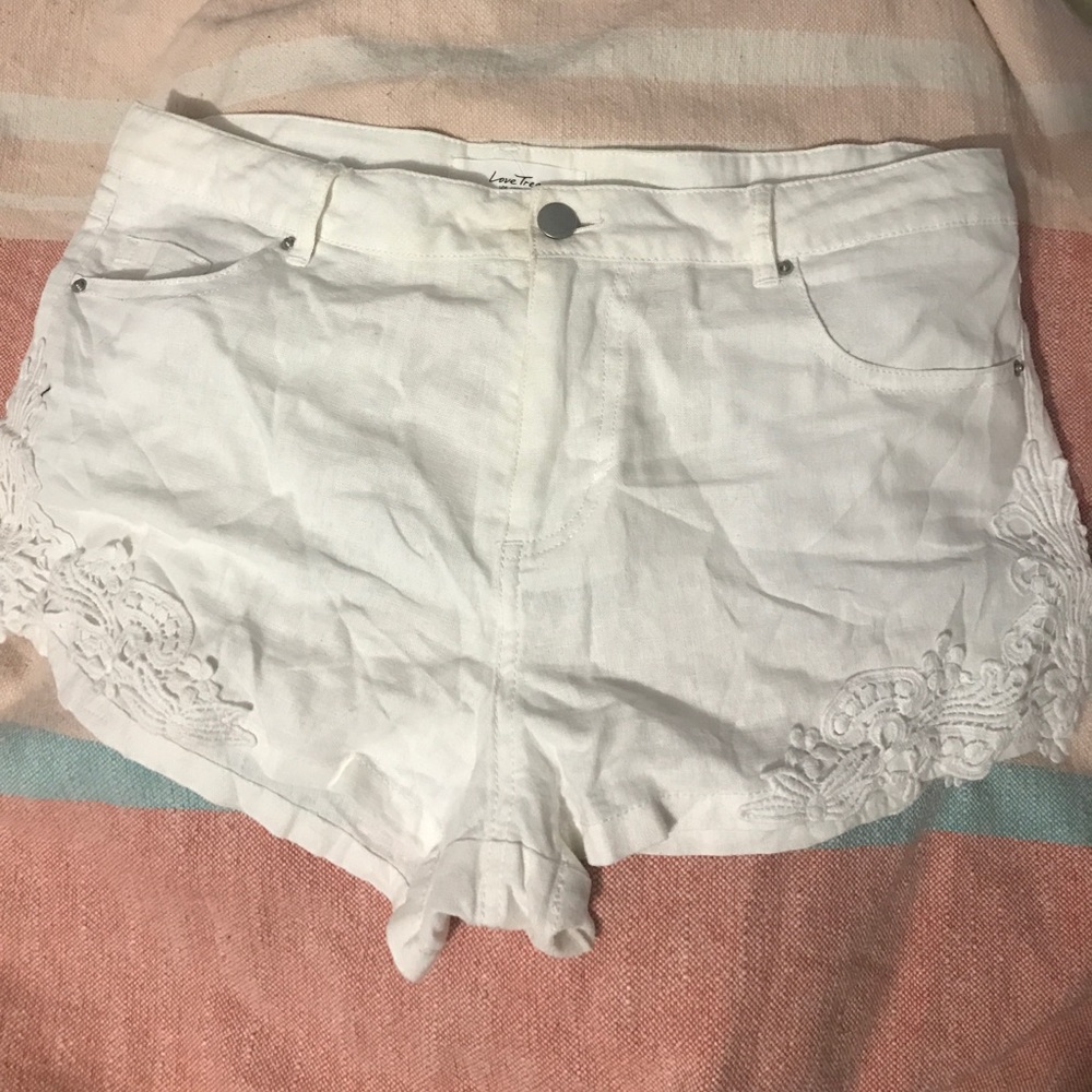 White shorts