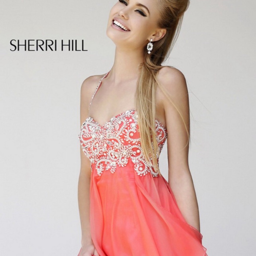 GENUINE SHERRI HILL HOCO/PROM DRESS (SHORT)