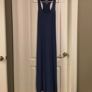 Blue racerback maxi
