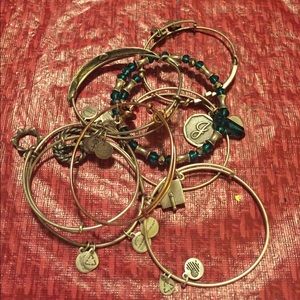 Lot of 8 Alex&Ani bracelets