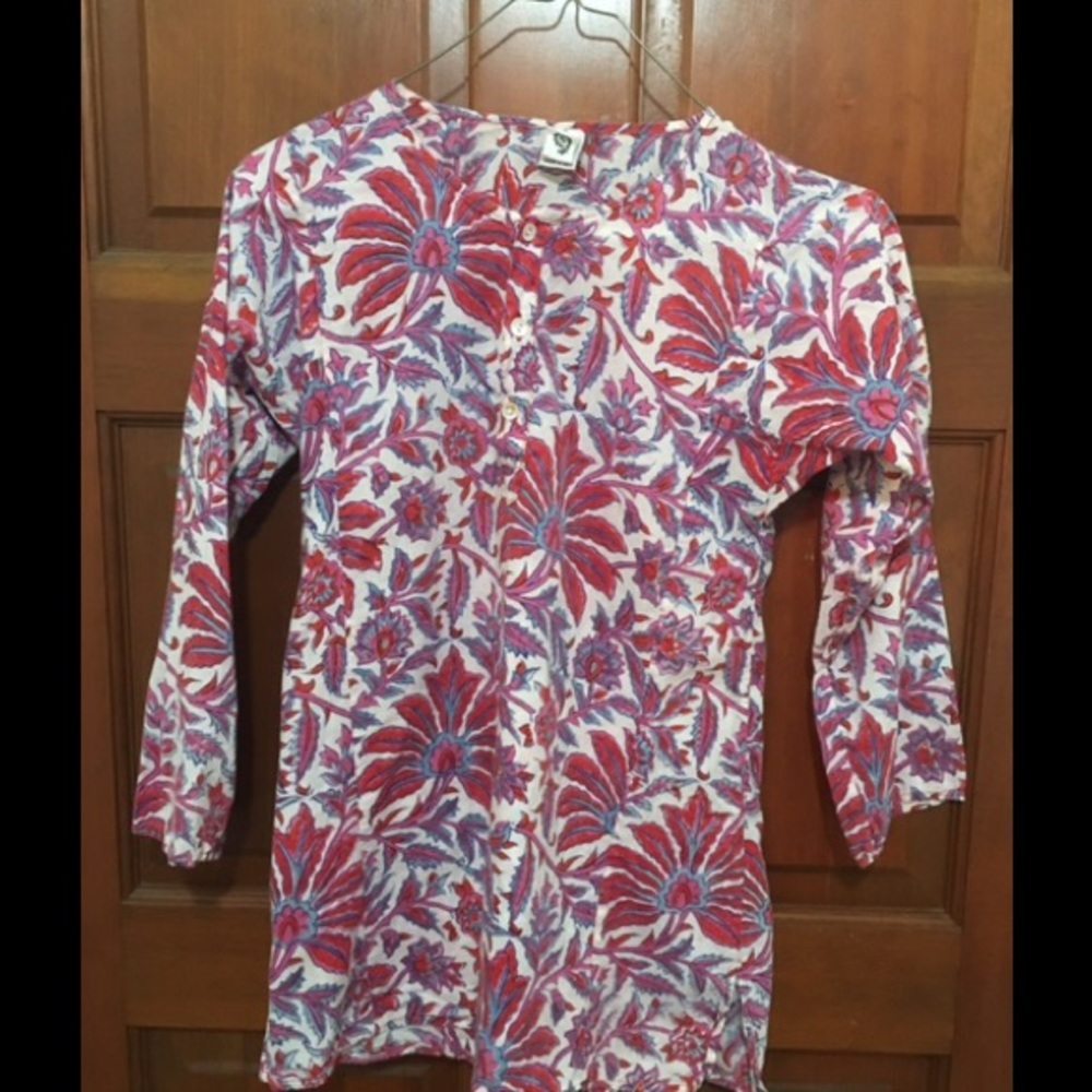 Kerry Cassill girls tunic dress/top size 8