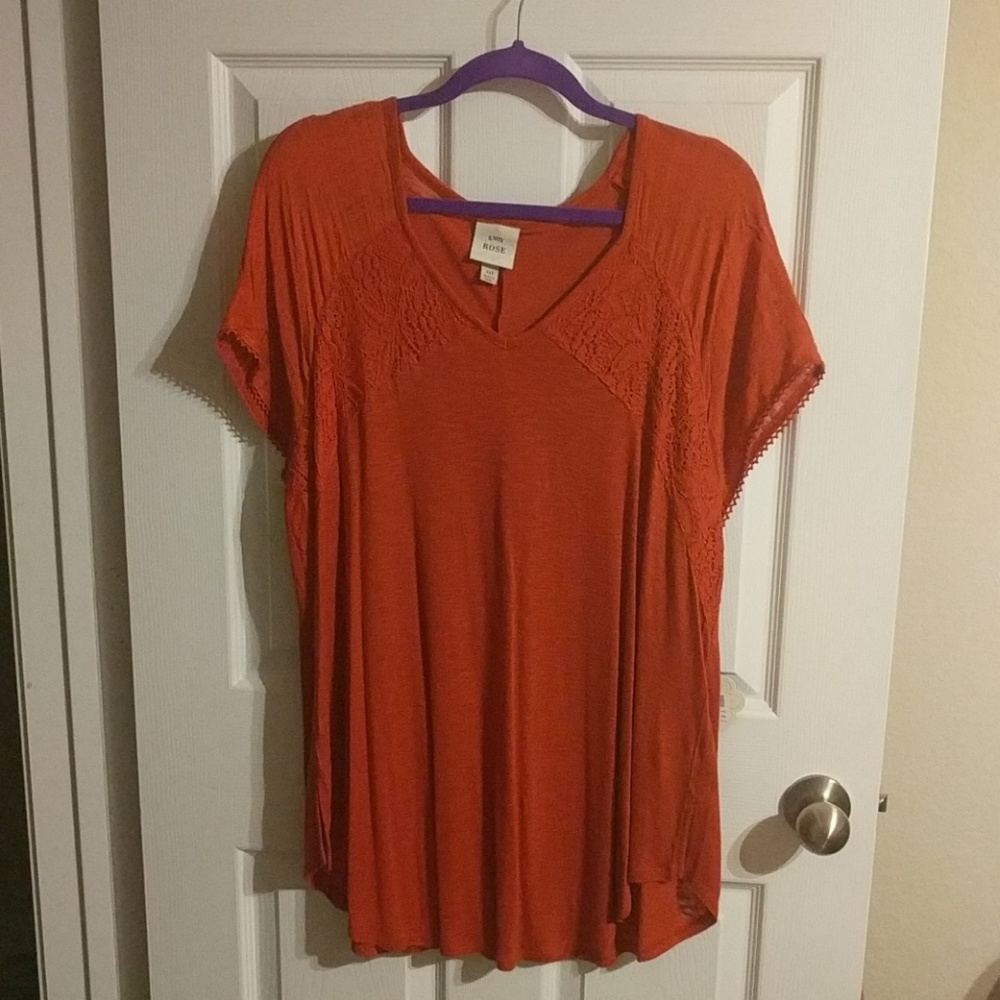 Dark Orange Top