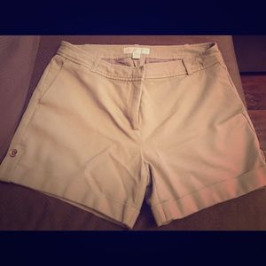 Women's Micheal Kors Khaki cuffed shorts