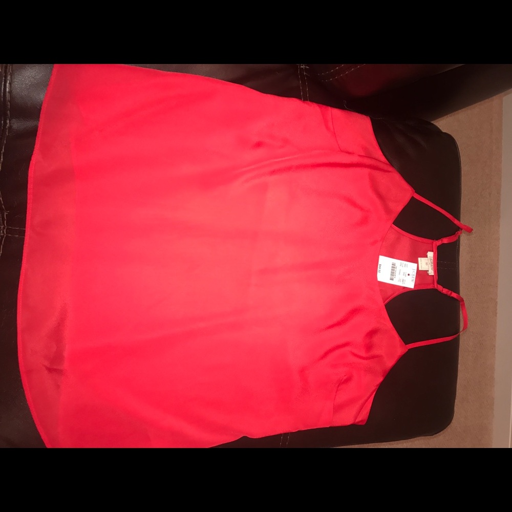Red J.Crew Tank Top NEW WITH TAGS (NWT)