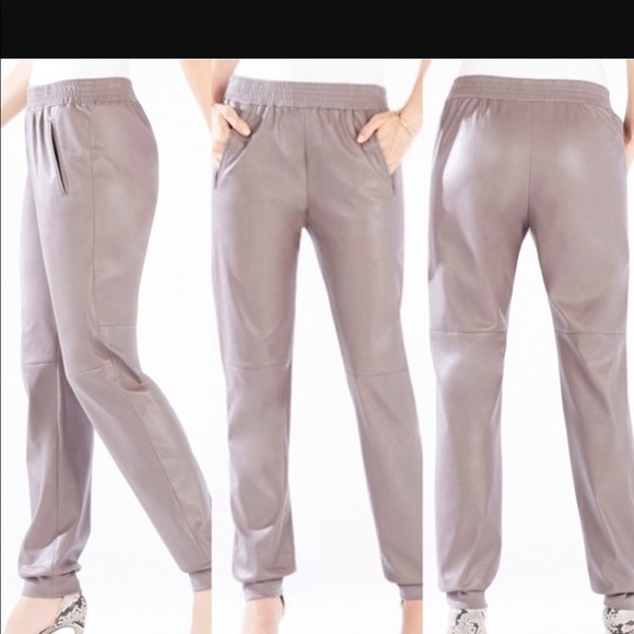 BCBGMaxAzria Pants - BCBG Sugi Faux-Leather Jogger Pant size small