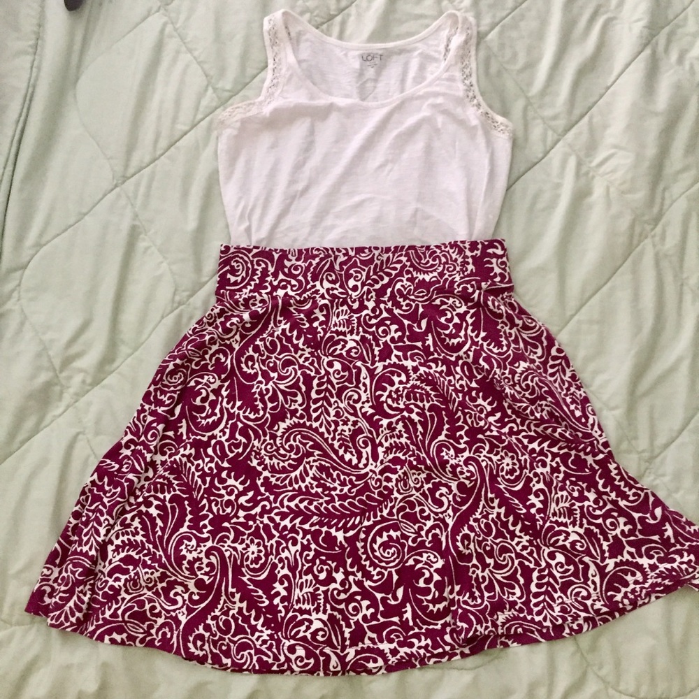 LOFT skater skirt SP