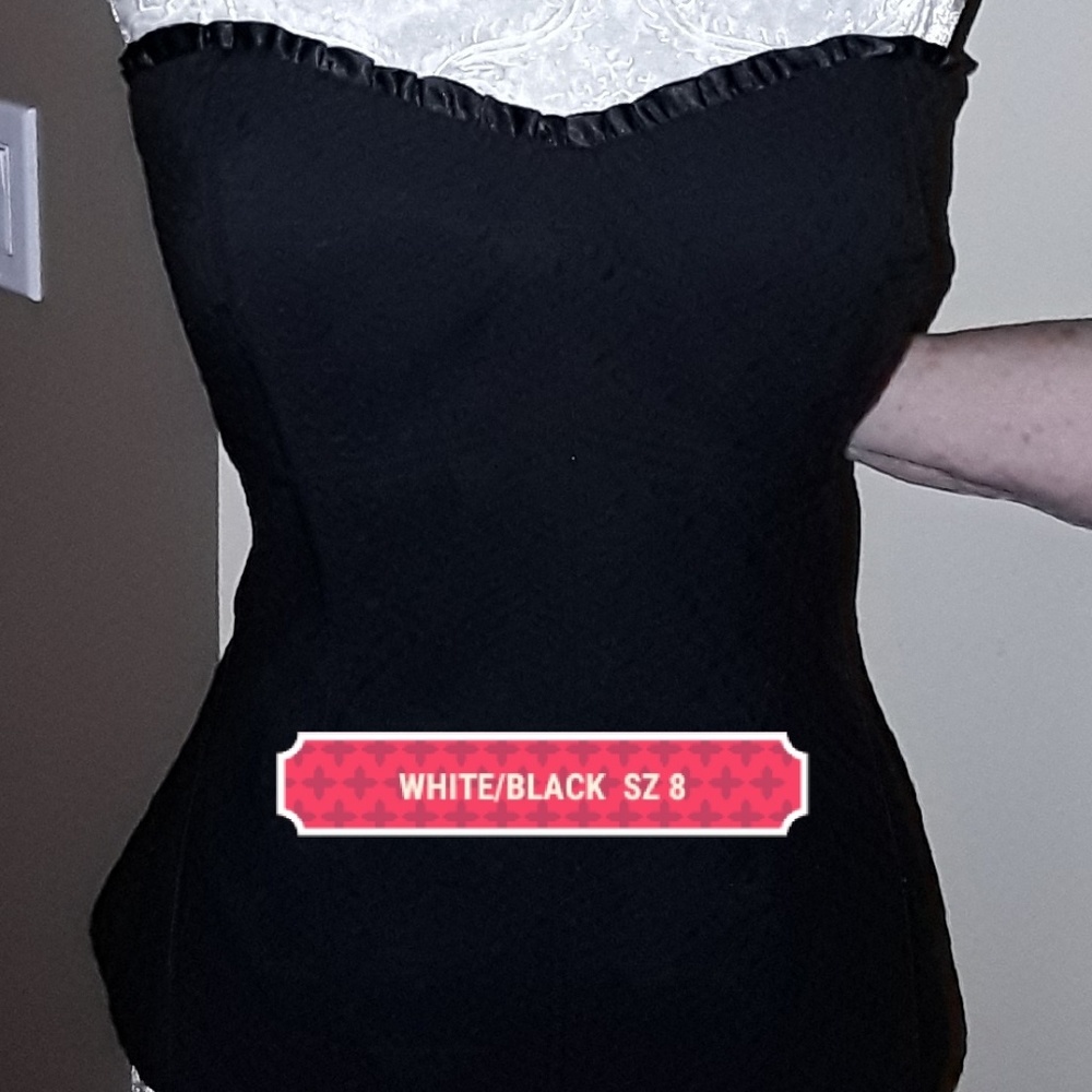 Black strapless top tight fitting