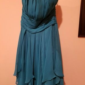 David's Bridal Style # F14169 Strapless Chiffon