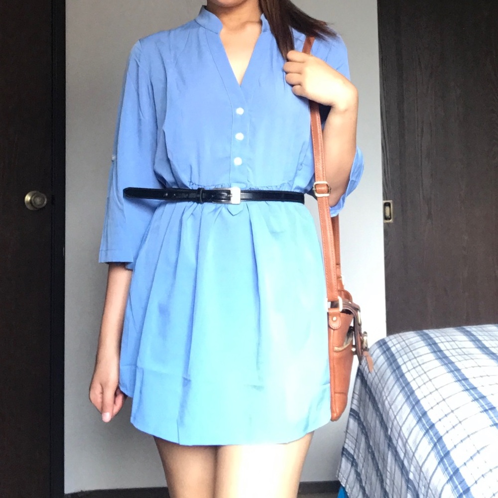 🌸MEANEOR WOMENS VNECK BLOUSE 3/4 ROLL UP🌸