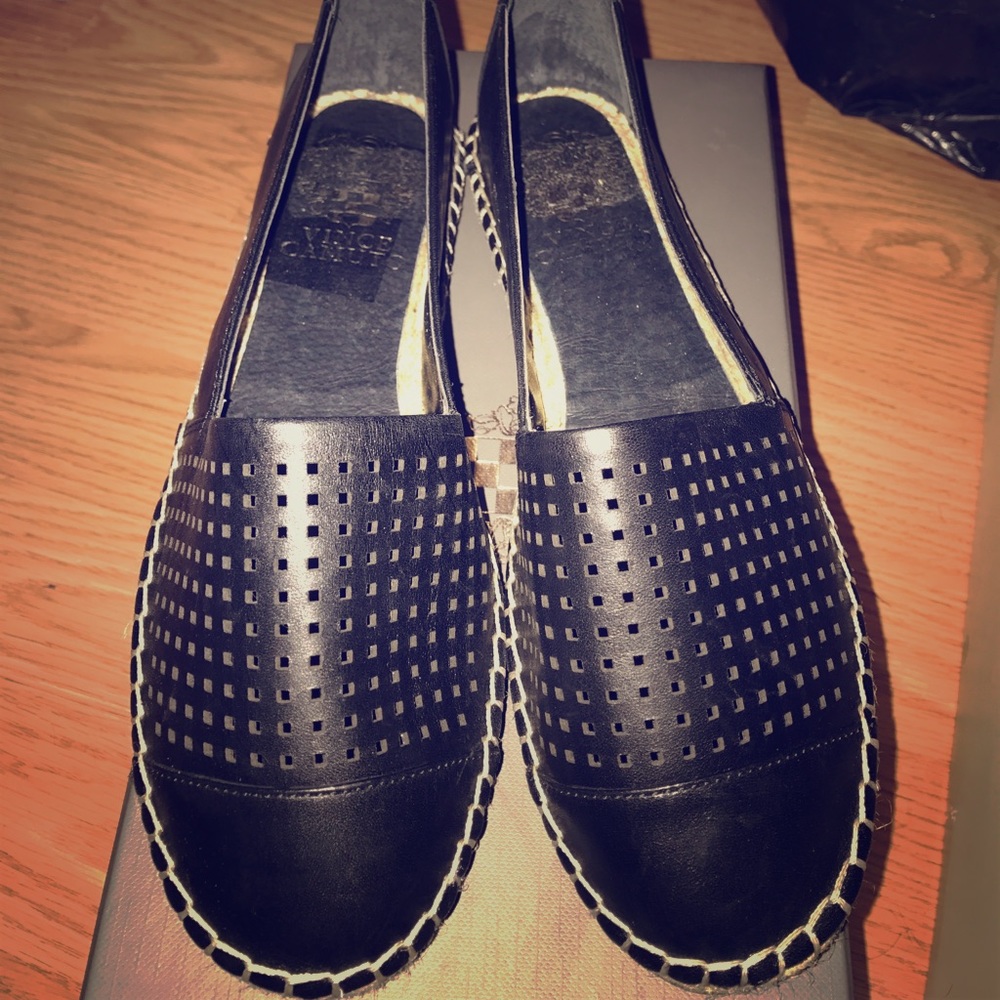 Vince Camuto soft leather Espadrille flats 6