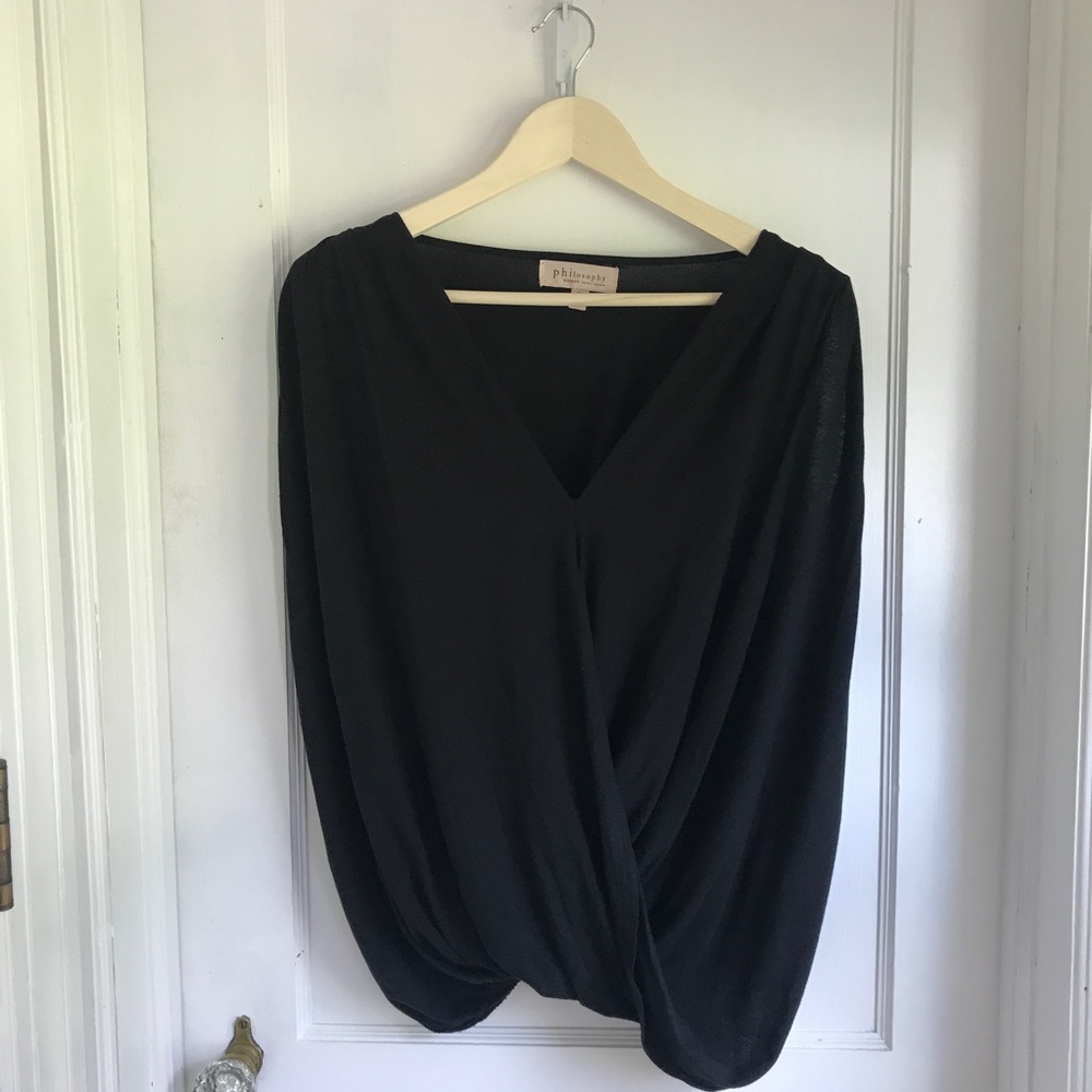 PHILOSOPHY Sleeveless Blouson Top