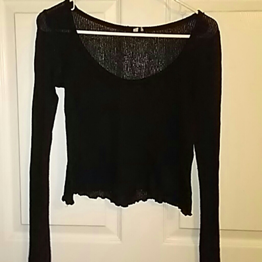 Urban Outfitters/Out From Under black, long tee