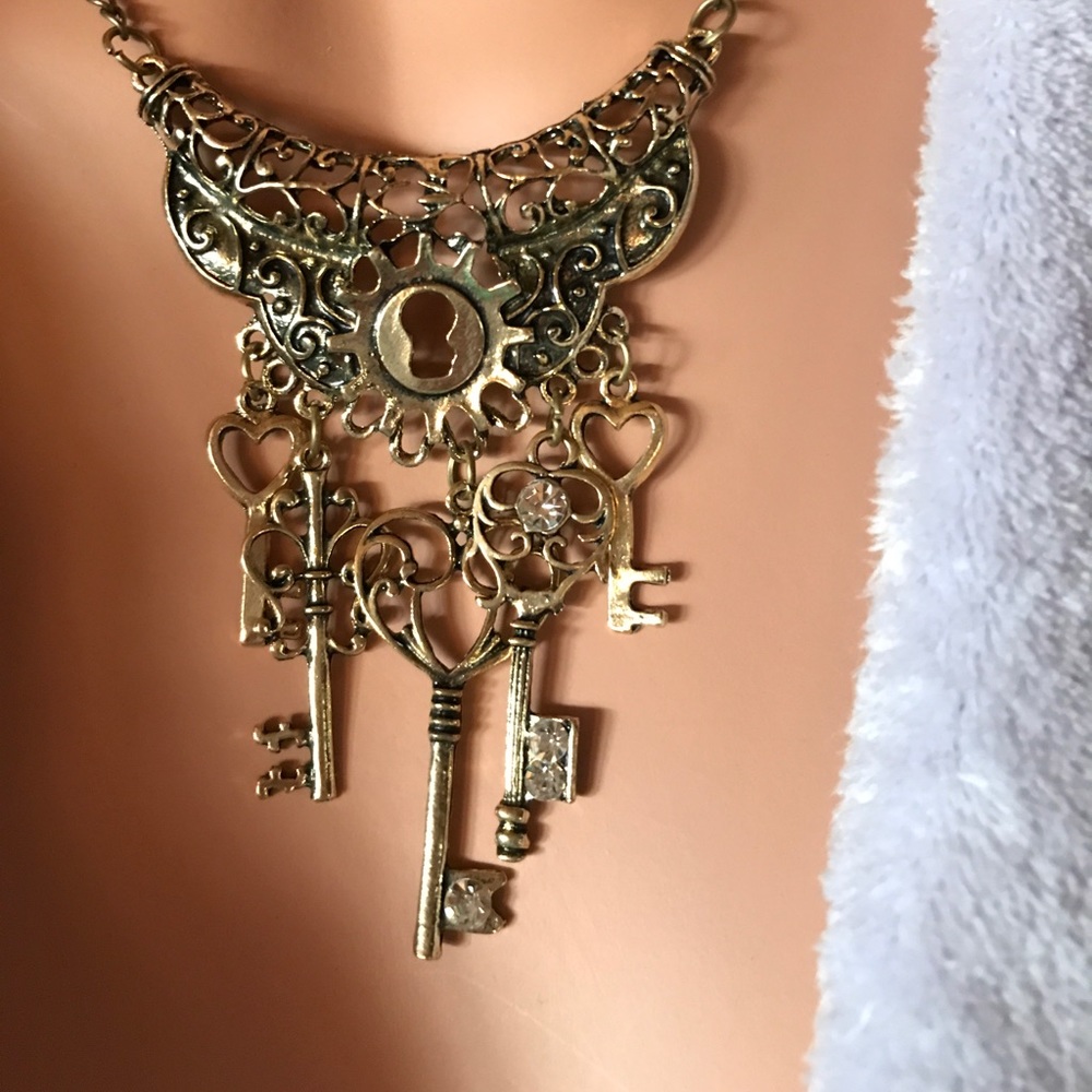 Lock and Key necklace.
