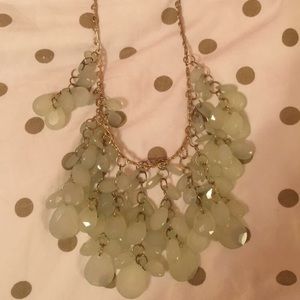 Mint green necklace