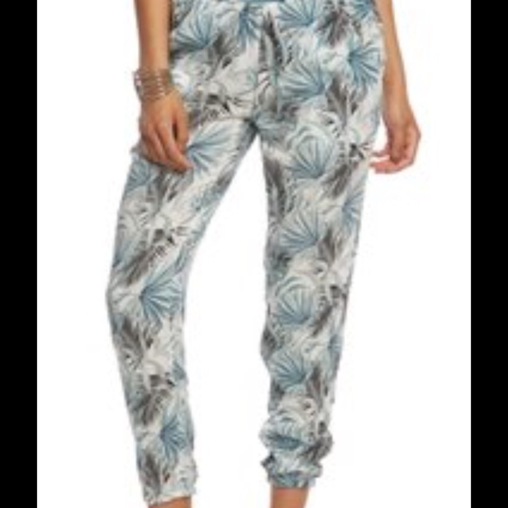 Ripcurl palm print pants, size medium