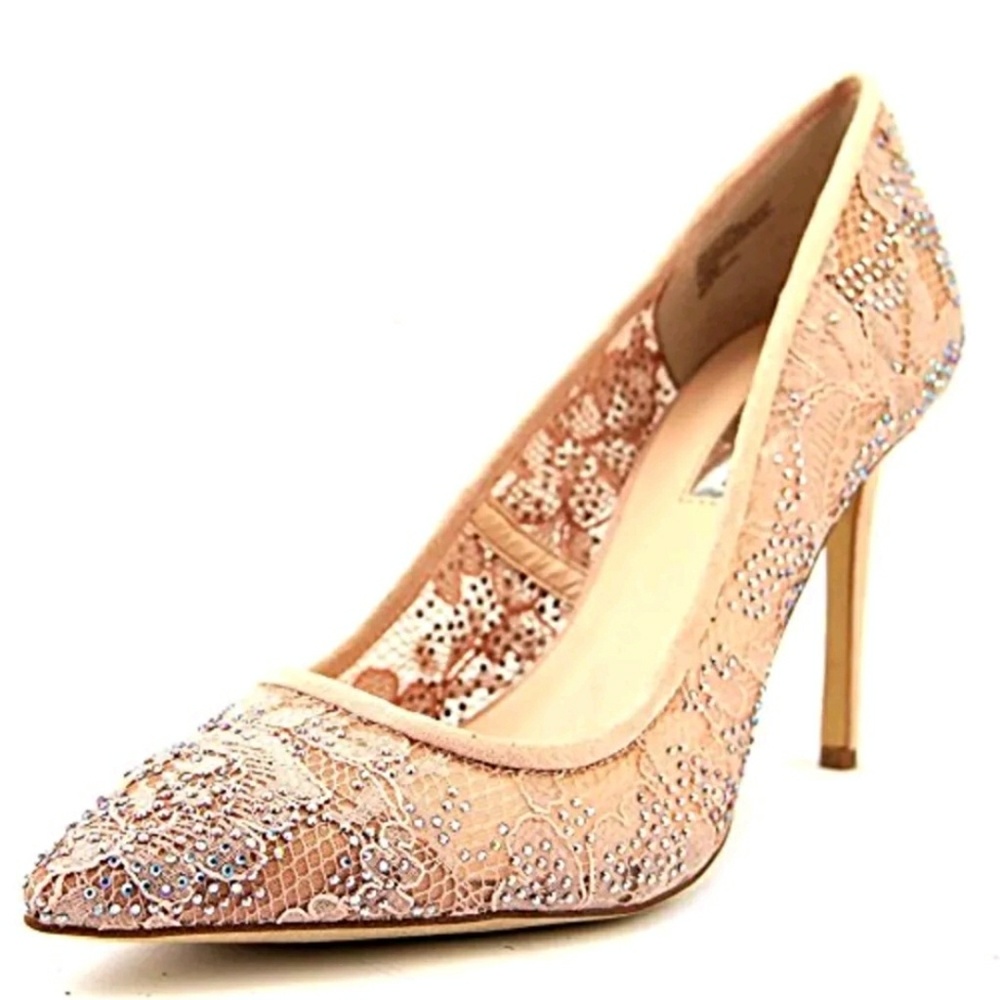 Inc heels pointed toe w beads